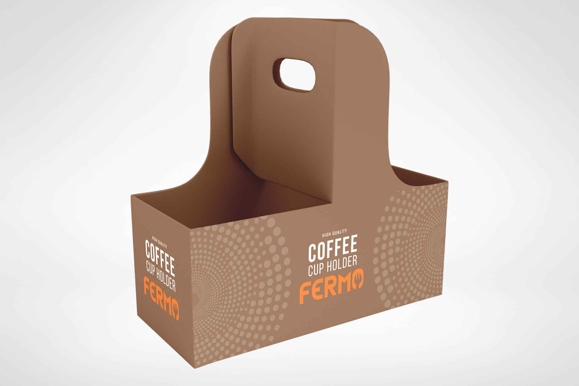 Take away paper coffee cup holder