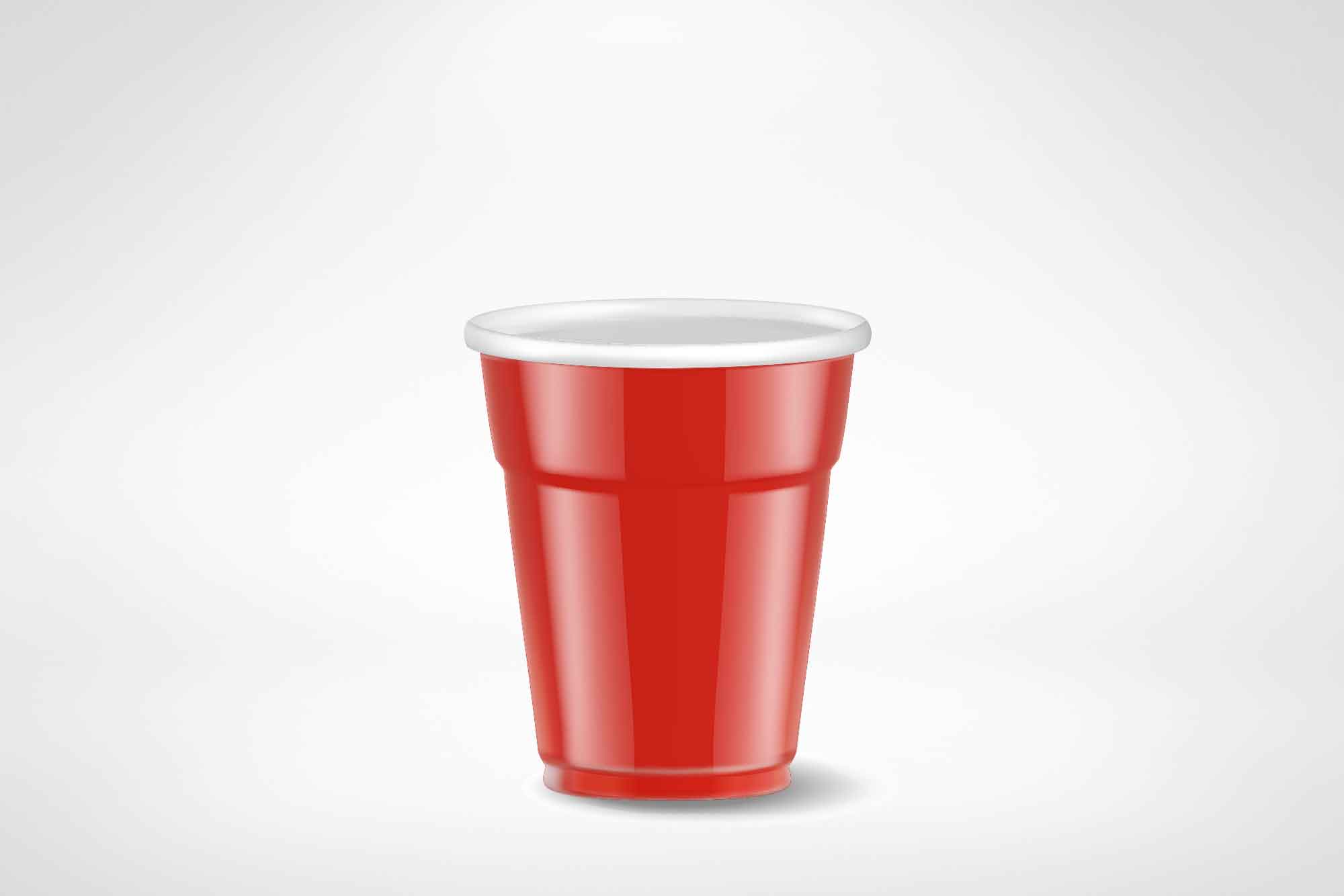 Two Color Plastic Cup