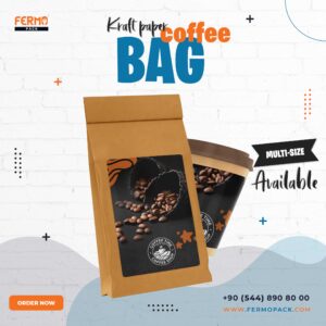 kraft paper coffee bag