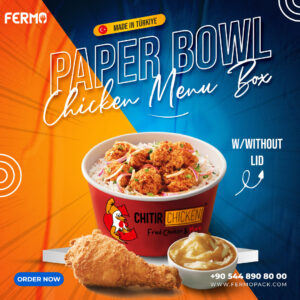 Paper Chicken Menu Bowl