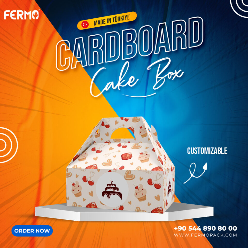 Fermopack cardboard cake box