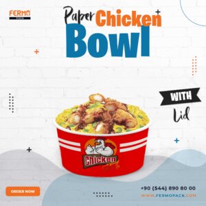 Paper chicken bowl