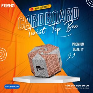 Cardboard Twist Top Box